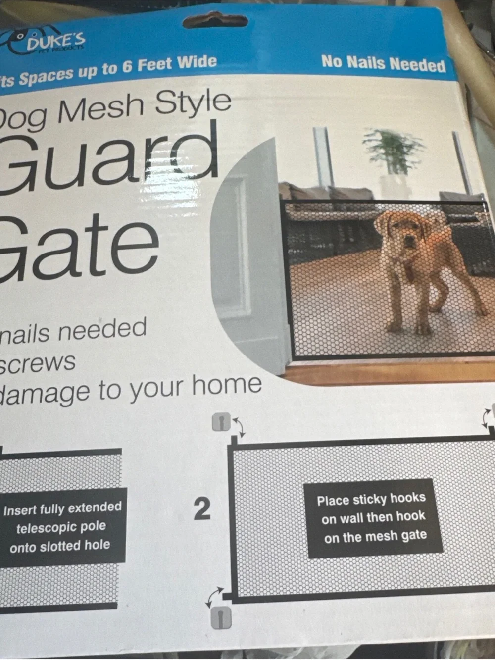 Source Unknown Black Dog Mesh Guard Gate